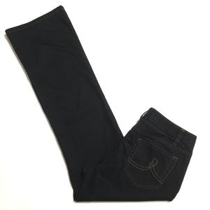 Ann Taylor Loft Jeans Size 10 Curvy Boot Black